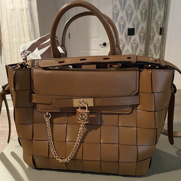 Michael Kors Medium Brown Handbag with Gold Hardware - Picture 2 of 11